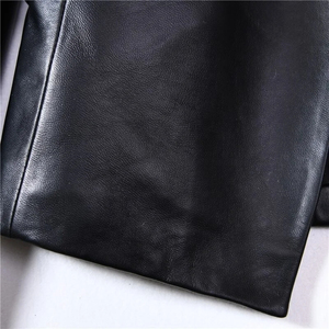 Abrigos de Cuero Genuino para Mujer - Personalizables, Tallas Grandes, Forro de Viscosa, Estilo Moto y Biker, Cuello y Mangas Desmontables, Camuflaje Crudo - Product Image 5