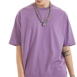 Meilleure vente 2024 décontracté ample tricoté Logo personnalisé T-shirt pour hommes de haute qualité à manches courtes surdimensionné été homme T-shirt O cou - Product Image 2