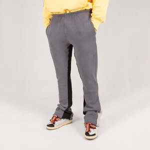 <b>Men</b> Flared French Terry <b>Trouser</b> Elastic Waistband <b>Men</b> Stacked Flare Sweatpants Customize <b>Trouser</b> For <b>Men</b> - Product Image 3