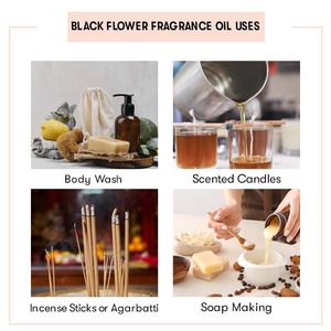 Professional Manufacture of Black <b>Flower</b> Fragrance Oil for Body Use Wholesale OEM Supply Low Bulk Price by VedaOils - Product Image 4