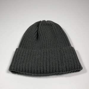 ODM, Gorros de Punto Grises Lisos con Puño, Diseño Moderno y Personalizado con Logotipo, Color Sólido, para Adultos, Acrílicos, Cálidos para Invierno, Deportivos - Product Image 6