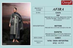 Prémium algodón impreso Salwar Kameez hecho a mano indio y paquistaní desgaste del partido disponible a precio mayorista - Product Image 6