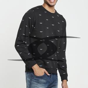 Sudadera de Invierno para Hombre, Cuello Redondo, Fabricación Personalizada OEM, Forro Polar Térmico con Estampado por Transferencia de Calor, 100% Algodón, Secado Rápido y Transpirable - Product Image 3