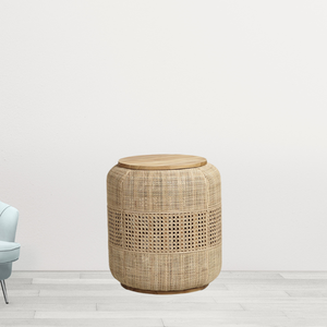 Silla de caña de ratán contemporánea, taburete de café hecho a mano, mesita de noche, muebles originales de Indonesia para el hogar para sala de estar, venta al por mayor - Product Image 3