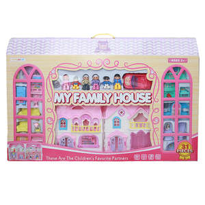 Maison Château pour Enfants - Rose - Product Image 1