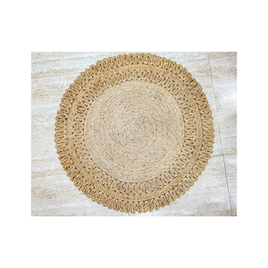 Eco Friendly Handcrafted Jute <b>Rugs</b> Durable Natural Fiber Carpet for Home and Office <b>Spaces</b> - Product Image 1