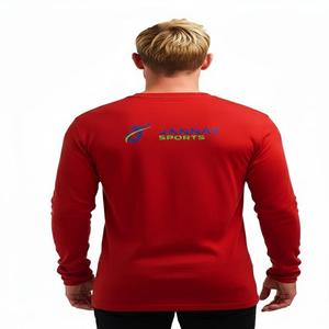 เสื้อยืดคอกลมแขนสั้นแบบยูนิเซ็กซ์ ผ้าคอตตอนถัก 100% น้ำหนัก 200 กรัม สีพื้น ทรงปกติ สวมใส่สบาย เป็นมิตรกับสิ่งแวดล้อม รับสั่งทำ - Product Image 3