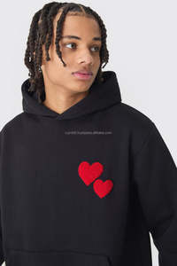 <b>Embroidery</b> Tracksuit <b>Set</b> For Unisex Modern Street Style Pullover <b>Set</b> Stylish Pullover Hoodie And Trouser - Product Image 3