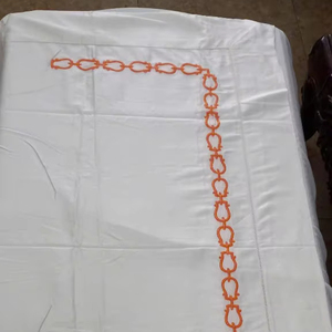 Manta de seda bordada a mano exportada europea y sábana tejida con patrón de crepé tela de satén disponible bajo petición - Product Image 1