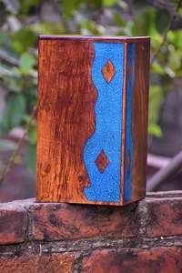 Rosewood Mix Cremation Urns <b>for</b> Human <b>Ashes</b> Adult, Burial Urns <b>for</b> Columbarium, Wooden <b>Box</b> Funeral Urns <b>for</b> Human <b>Ashes</b> Large - Product Image 5