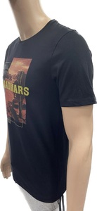 T-shirt pour homme en coton 100% de qualité supérieure, couleur unie, avec impression personnalisable, écologique et respirant, fabriqué en Inde - Product Image 3