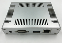 Boîtier de décodeur TV en acier inoxydable/aluminium usiné sur mesure par CNC, boîtier électronique de précision, pièces d'électronique grand public