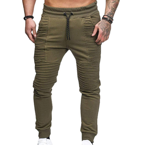 Pantalones de correr para hombre nuevos y personalizados al por mayor pantalones de fitness tejidos de secado rápido sueltos pantalones de chándal informales - Product Image 2