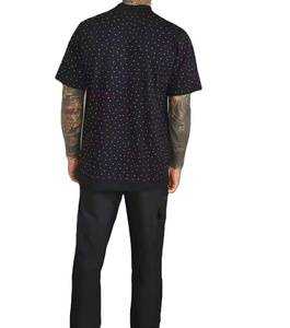 <b>Men's</b> Heavyweight Custom Rhinestone <b>Cropped</b> Double Layer T-Shirts 100% Cotton Boxy Fit Breathable Blank Plain T-Shirts <b>for</b> <b>Men's</b> - Product Image 2