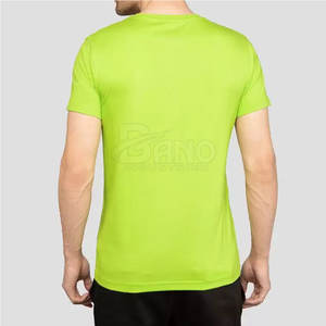 T-Shirt tricoté de haute qualité à séchage rapide en prix de gros bas quantité minimale de commande coupe régulière vêtements personnalisés fabriqué en coton fibre de bambou respirant - Product Image 6