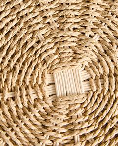 Mantel individual redondo de ratán marrón Productos ecológicos Hecho en Vietnam Mantel Decoración de mesa al por mayor - Product Image 3