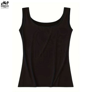 Débardeurs décontractés en tricot respirant pour femmes, logo et couleur personnalisés, polyester/coton de haute qualité, tops d'été - Service OEM en gros - Product Image 6