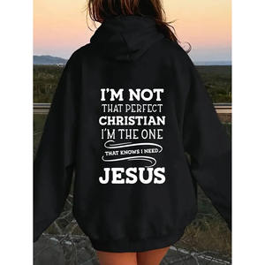 Kinitwear Sweat à capuche femme unicolore loisirs automne/hiver fabriqué en Chine - Product Image 1