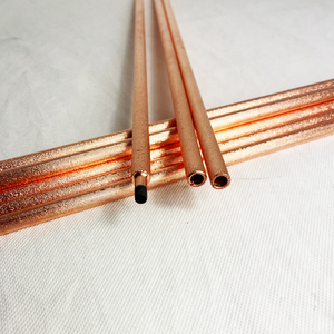 Elettrodo per Saldatura ad Arco in Carbonio Rivestito in Rame 10*305mm per Taglio, Saldatura e Rimozione Difetti - Product Image 1