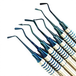 Juego de 7 Instrumentos Dentales Manuales de Alta Calidad en Acero Inoxidable para Relleno de Composite y Cirugía Sinusal - Product Image 1