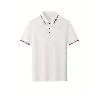 Logo personnalisé OEM imprimé pour hommes pour polo Premium 100% coton à manches courtes à la mode Slim Fit Design pour le golf travail décontracté - Product Image 1