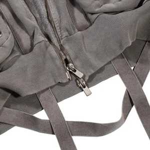 Producto de alta calidad 100% Zen's Hoodie Heavyweight Acid Washed Hoodie para hombres Full Zip Up Hoodie - Product Image 5