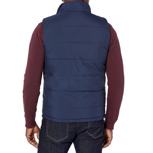 Chaleco Acolchado sin Mangas para Hombre, Impermeable, de Alta Calidad, con Cierre, Ligero, Chaqueta de Invierno, Diseño Personalizado, Venta al Por Mayor - Product Image 2