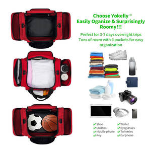 Custom Heavy Duty Large American Football Fitness Travel Duffle <b>Bag</b> Waterproof Polyester Custom Color <b>Men's</b> <b>Sports</b> Gym - Product Image 2