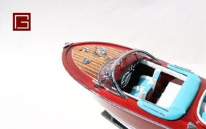 Gia nhien เรือเร็วทำจากไม้ทาสีแดง - Product Image 5