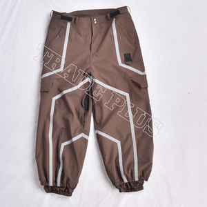Pantalon de ski de snowboard personnalisé pour hommes, imprimé baggy, imperméable, respirant, poches zippées, coupe-vent, fermeture éclair Plus - Product Image 2