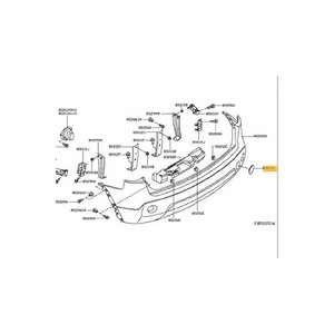 Cubierta de Remolque para Parachoques Trasero de Nissan Qashqai 2010-2014, 1.6 2.0 1.5 DCI 1.6 DCI 2.0 DCI 85071BR00A - Product Image 2