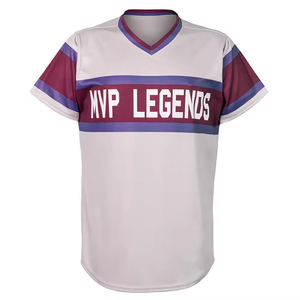 Conjuntos de uniformes de béisbol sublimados personalizados, camiseta de béisbol de poliéster 100%, camiseta de béisbol con bandera americana - Product Image 2