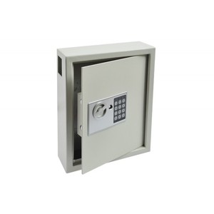 Combination <b>Locker</b> Cabinet Deposit for 44 Keys (300x365x100mm) - White - Product Image 1