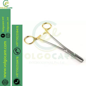 Pince à torsion en fil TC de haute qualité 8 pouces porte-aiguille Instrument chirurgical poignée en or dans un style unique - Product Image 6
