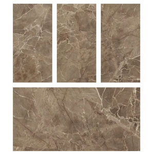 Grands carreaux de sol émaillés en porcelaine polie brillante de luxe 600x1200 Design moderne pour les murs intérieurs et les sols - Product Image 1