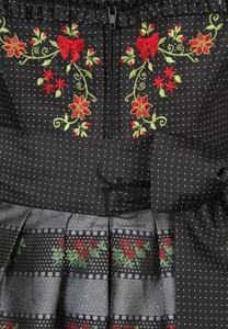 Robe pour femmes de haute qualité, très demandée, brodée, en polyester et coton mélangés, emballage privé allemand, dirndl léopard pour femmes - Product Image 6