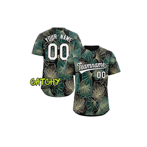 Customized Baseball Full Buttons Shirt Sleeveless Vest Baseball Team Jersey - Product Image 1