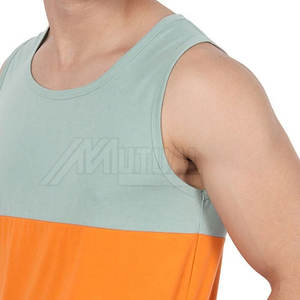 Camiseta sin mangas para hombre de calidad superior, ropa deportiva para gimnasio, camiseta sin mangas de estilo informal para hombre a la venta - Product Image 4