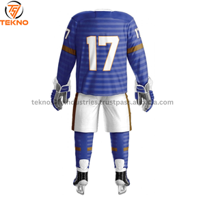 Uniforme de hockey sur glace d'équipe personnalisé brodé de qualité supérieure personnalisé nouveau design pas cher prix sublimation uniforme de hockey sur glace - Product Image 5