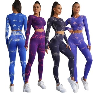 Combinaison de sport d'été pour femmes Buttery Soft Two Pieces Fitness Yoga Set Breathable Quick Dry Running Sportswear Female Workout Clothes - Product Image 1
