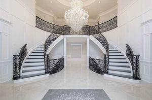 Sang trọng hiện đại bền rèn <span class=keywords><strong>s</strong></span>ắt rèn lan can xoắn ốc để <span class=keywords><strong>s</strong></span>ử dụng trong nhà trong biệt thự cư trú - Product Image 4