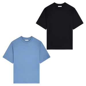 Design minimaliste T Shirt Femmes Unisexe Design Femmes T-Shirts 100% Coton Biologique Couleur Personnalisée T-Shirts Pour Hommes Grossiste - Product Image 1