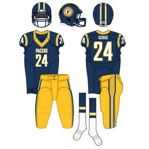 Uniformes de football pour jeunes personnalisés de haute qualité taille XL ensemble de maillots de football américain sublimés avec logo brodé personnalisé - Product Image 5