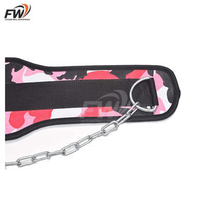 Cinturón de Neopreno Suave Personalizable de Calidad Premium con Cadena de Acero Inoxidable, Cinturones de Soporte Lumbar Resistentes para Ejercicios de Dip - Product Image 2