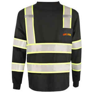 Chaleco de Seguridad Reflectante con Capucha, Transpirable, para Visibilidad Nocturna y en Carretera, Ropa de Trabajo de Invierno de Alta Visibilidad para Hombre - Product Image 1
