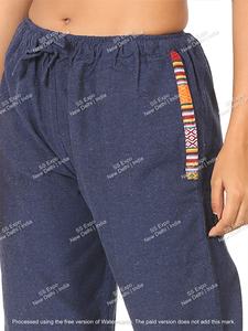 Pyjama personnalisé 100% coton modal respirant Tribal népalais imprimé à carreaux confortable court longueur vêtements de nuit/vêtements de détente pour - Product Image 6