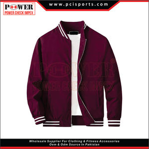 Blouson d'aviateur décontracté pour hommes, S-5XL fermeture éclair, nouveau design de combinaison de vol d'automne pour la randonnée au printemps, teint en couleur unie - Product Image 6