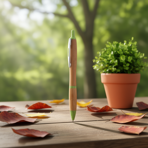 Penna a Sfera in Bambù Ecologica Bambery, Gadget Sostenibile - Product Image 3