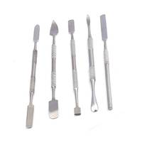 Vente en gros de spatules en céramique pour outils de sculpture sur cire Instruments de laboratoire dentaire Ciment Plâtre Mélange d'acier inoxydable Standard à double extrémité