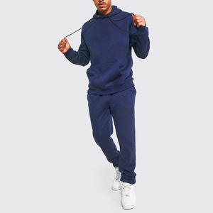 Survêtement à capuche élastique à manches longues pour hommes, avec logo et design personnalisés, de meilleure qualité, style décontracté et ajusté - Product Image 1